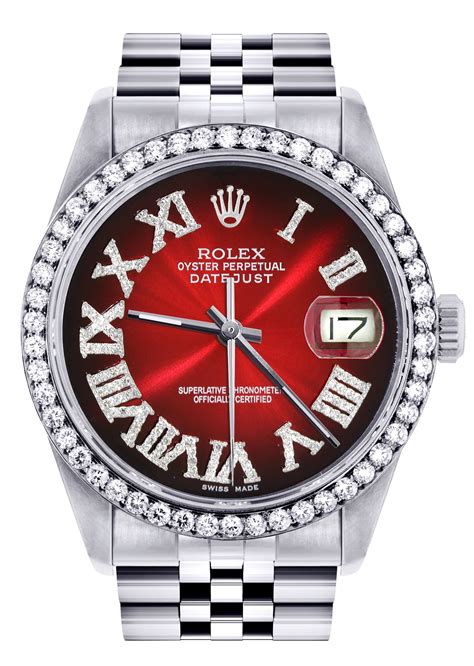 rolex red face roman numerals|Rolex roman numeral dial.